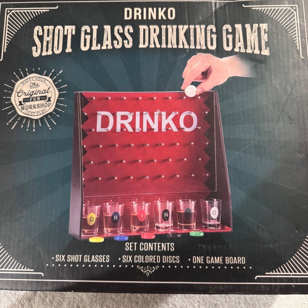 Drinko Shot Glass Drinking Game Set